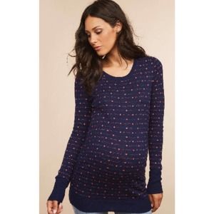 CREW NECK MATERNITY SWEATER - XS